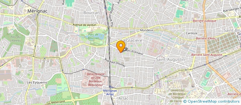 localisation de l'entreprise MONSIEUR MOHAMMADWAHID WAQIF  MERIGNAC