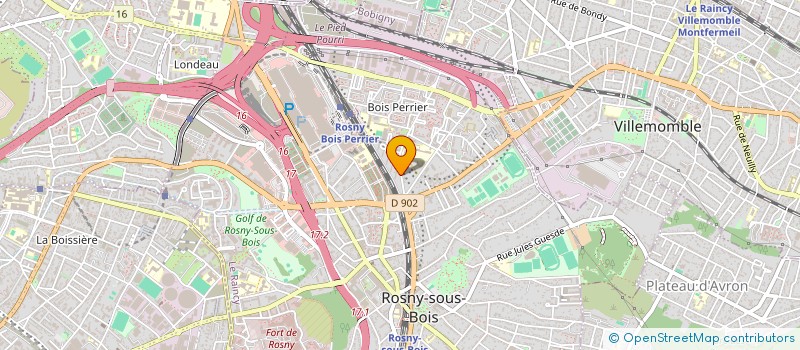 localisation de l'entreprise MONSIEUR MOHAMMED A à ROSNY-SOUS-BOIS