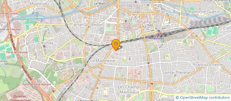 localisation de l'entreprise MONSIEUR MOHAMMED ABABOU  RENNES