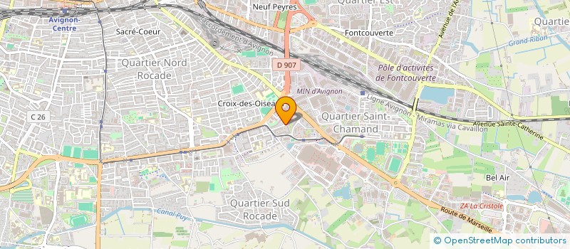 localisation de l'entreprise MONSIEUR MOHAMMED ABAOUI  AVIGNON