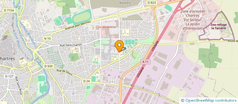 localisation de l'entreprise MONSIEUR MOHAMMED ABDALLAH AHMED  CHARTRES