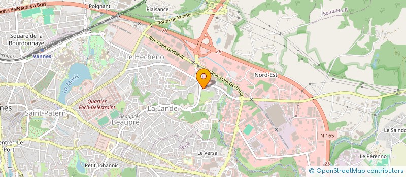 localisation de l'entreprise MONSIEUR MOHAMMED ABDELJALIL à VANNES