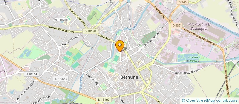 localisation de l'entreprise MONSIEUR MOHAMMED ABDELLI à BETHUNE