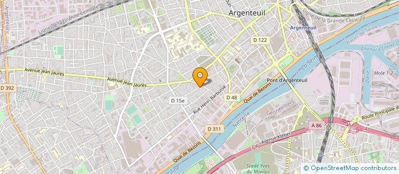 localisation de l'entreprise MONSIEUR MOHAMMED ABDERRAHIM  ARGENTEUIL