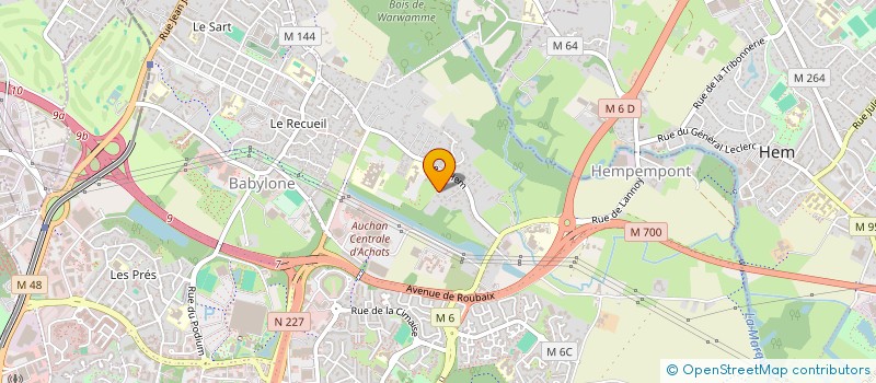 localisation de l'entreprise MONSIEUR MOHAMMED-ABDOUH OUAHIDI à VILLENEUVE-D'ASCQ