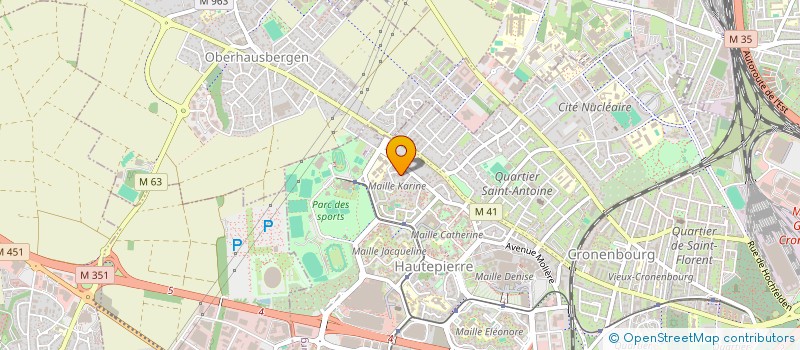localisation de l'entreprise MONSIEUR MOHAMMED ABDULLAH à STRASBOURG