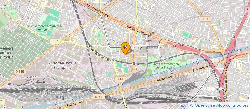 localisation de l'entreprise MONSIEUR MOHAMMED ABEDLI à BOBIGNY