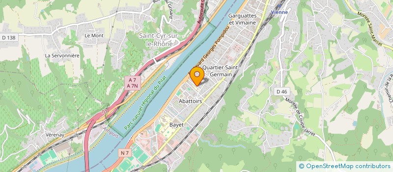 localisation de l'entreprise MONSIEUR MOHAMMED ABID à VIENNE