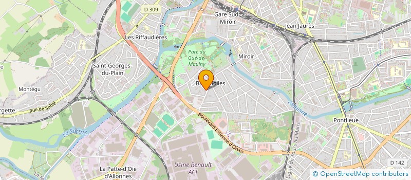 localisation de l'entreprise MONSIEUR MOHAMMED ABID  LE MANS