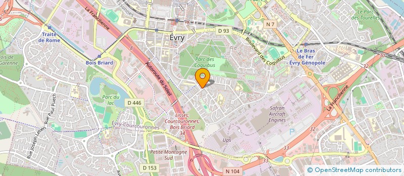 localisation de l'entreprise MONSIEUR MOHAMMED ABOUBAKAR ABDELRASOUL  EVRY-COURCOURONNES