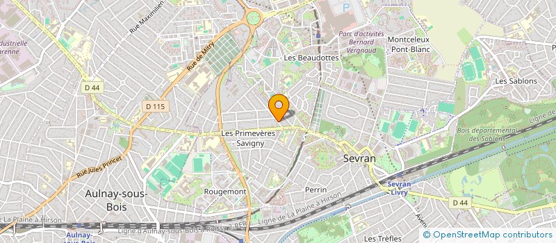 localisation de l'entreprise MONSIEUR MOHAMMED ACHERKI à SEVRAN