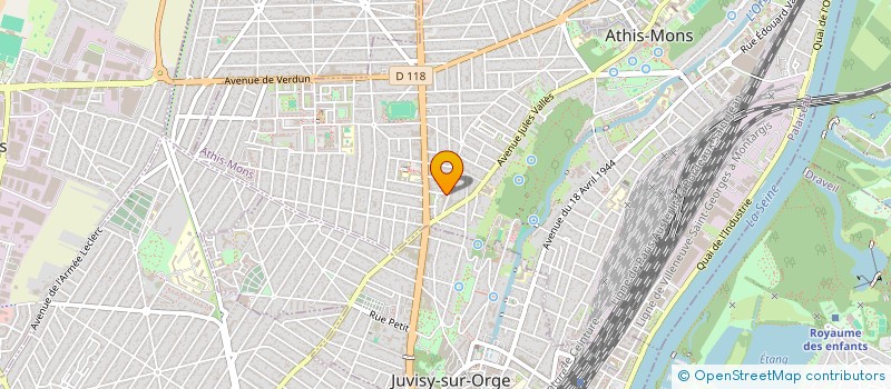 localisation de l'entreprise MONSIEUR MOHAMMED ACHOURI  ATHIS-MONS