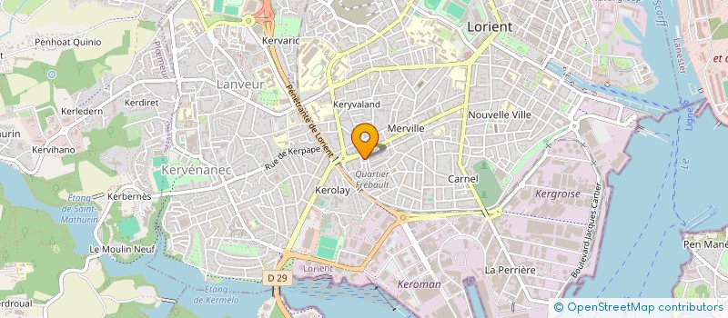 localisation de l'entreprise MONSIEUR MOHAMMED ADAM ALI DAOUD  LORIENT