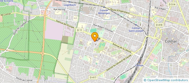 localisation de l'entreprise MONSIEUR MOHAMMED ADEL ZEBILA  COLMAR