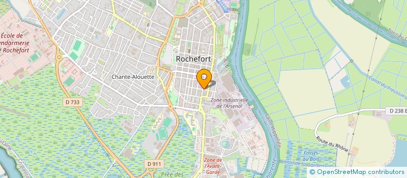 localisation de l'entreprise MONSIEUR MOHAMMED ADERGHAL  ROCHEFORT