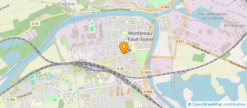 localisation de l'entreprise MONSIEUR MOHAMMED AFDAL HOSAIN  MONTEREAU-FAULT-YONNE