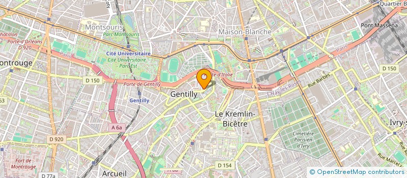 localisation de l'entreprise MONSIEUR MOHAMMED AHMADZAI  GENTILLY