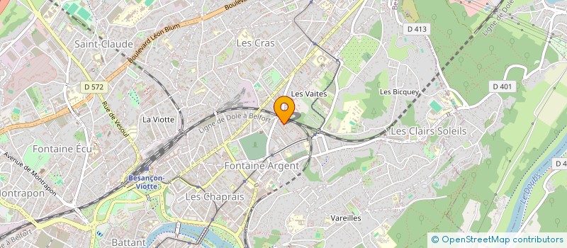 localisation de l'entreprise MONSIEUR MOHAMMED AHMED  BESANCON