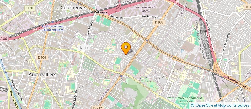 localisation de l'entreprise MONSIEUR MOHAMMED AHMED  AUBERVILLIERS