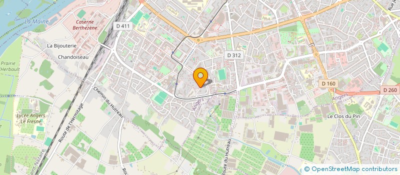 localisation de l'entreprise MONSIEUR MOHAMMED AHMED ADAM à ANGERS