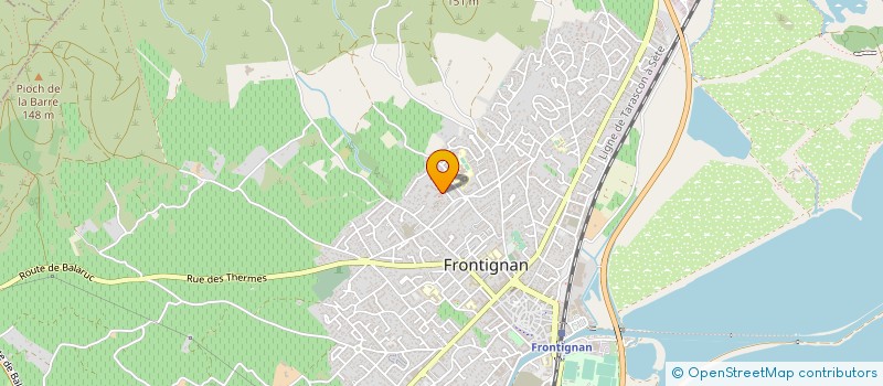 localisation de l'entreprise MONSIEUR MOHAMMED AISSAOUI à FRONTIGNAN