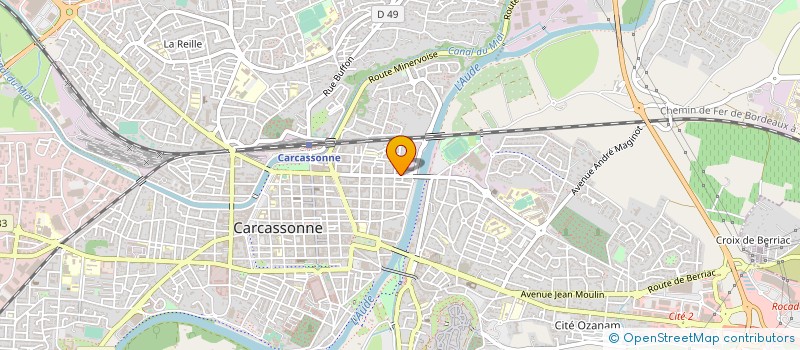localisation de l'entreprise MONSIEUR MOHAMMED AJA OLAROUSSI à CARCASSONNE