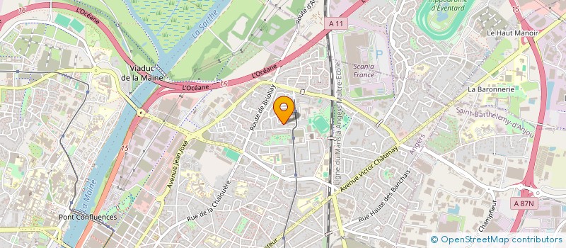 localisation de l'entreprise MONSIEUR MOHAMMED AJDAIN  ANGERS