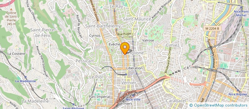 localisation de l'entreprise MONSIEUR MOHAMMED AKLI à NICE