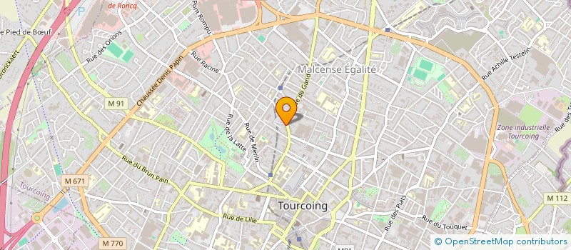 localisation de l'entreprise MONSIEUR MOHAMMED AKNOUCH  TOURCOING