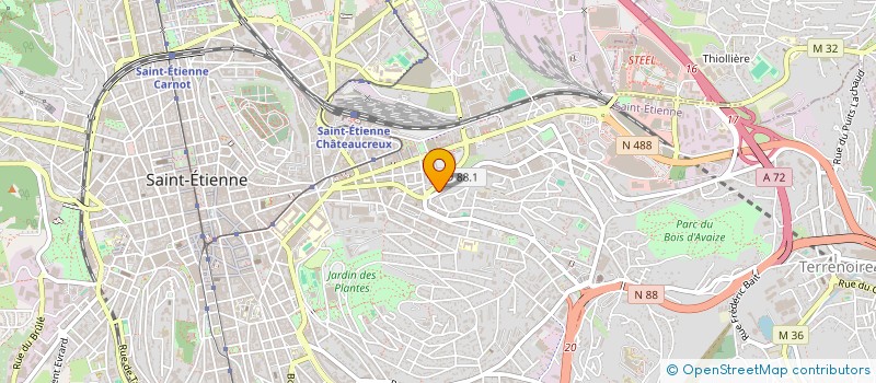 localisation de l'entreprise MONSIEUR MOHAMMED AL SALIH  SAINT-ETIENNE