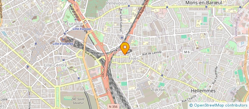 localisation de l'entreprise MONSIEUR MOHAMMED ALEM DJEBBAR  LILLE