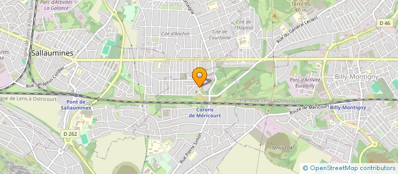 localisation de l'entreprise MONSIEUR MOHAMMED-ALI AMEUR  MERICOURT