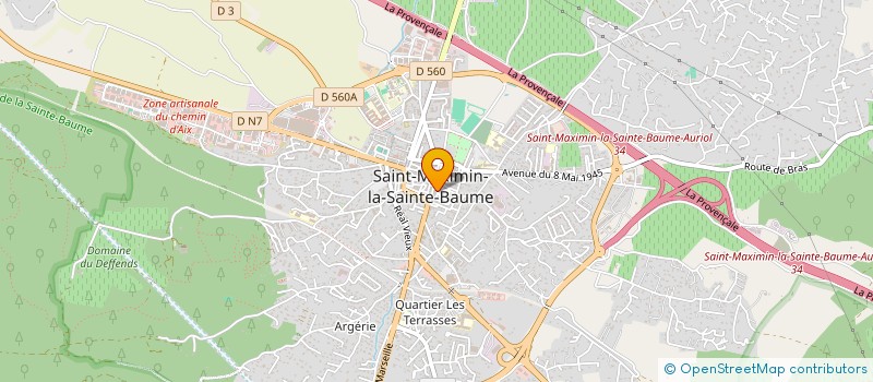 localisation de l'entreprise MONSIEUR MOHAMMED ALI AZZAOUI à SAINT-MAXIMIN-LA-SAINTE-BAUME