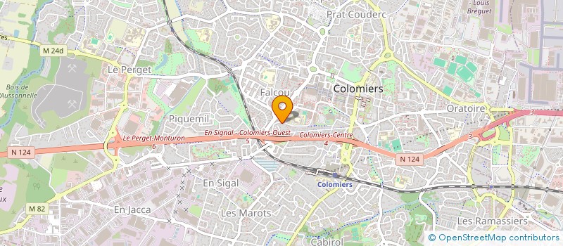 localisation de l'entreprise MONSIEUR MOHAMMED-ALI BENMAHAMED à COLOMIERS