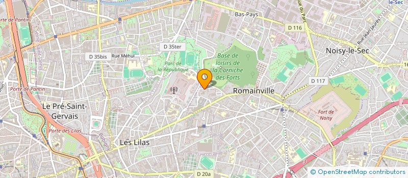 localisation de l'entreprise MONSIEUR MOHAMMED ALI HUSSAN à ROMAINVILLE