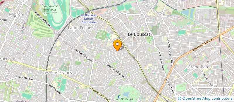 localisation de l'entreprise MONSIEUR MOHAMMED-ALI ROUKAI  LE BOUSCAT