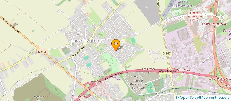 localisation de l'entreprise MONSIEUR MOHAMMED ALIANE  LOOS-EN-GOHELLE