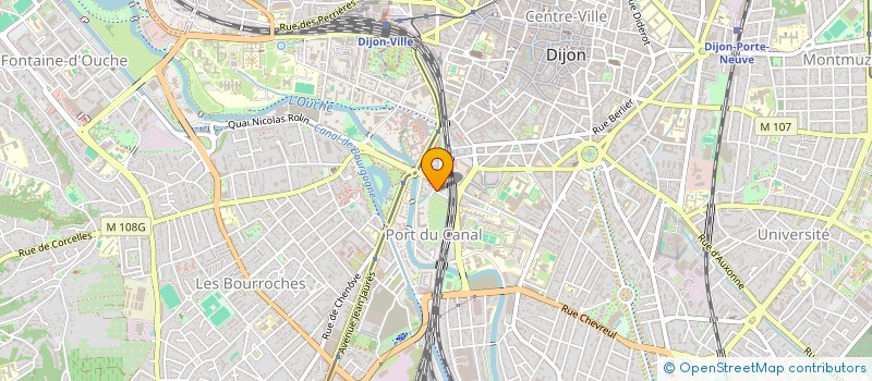 localisation de l'entreprise MONSIEUR MOHAMMED ALIOUANE à DIJON