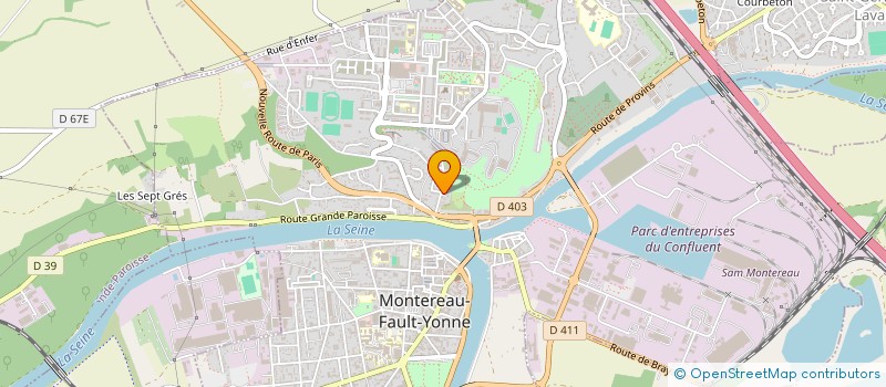 localisation de l'entreprise MONSIEUR MOHAMMED ALLALI  MONTEREAU-FAULT-YONNE