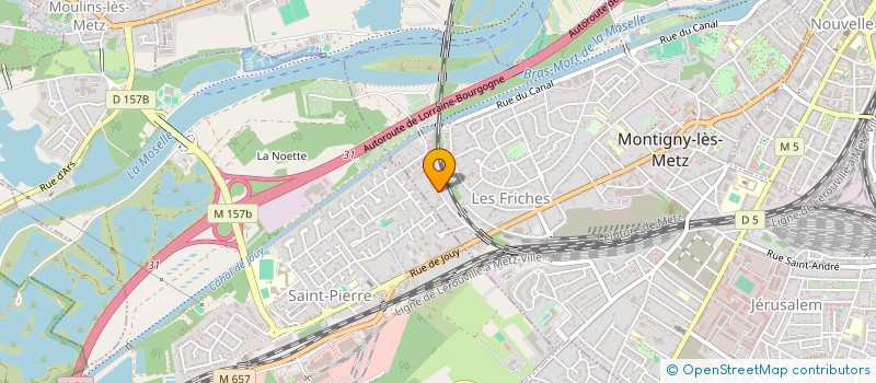 localisation de l'entreprise MONSIEUR MOHAMMED ALLAOUA  MONTIGNY-LES-METZ