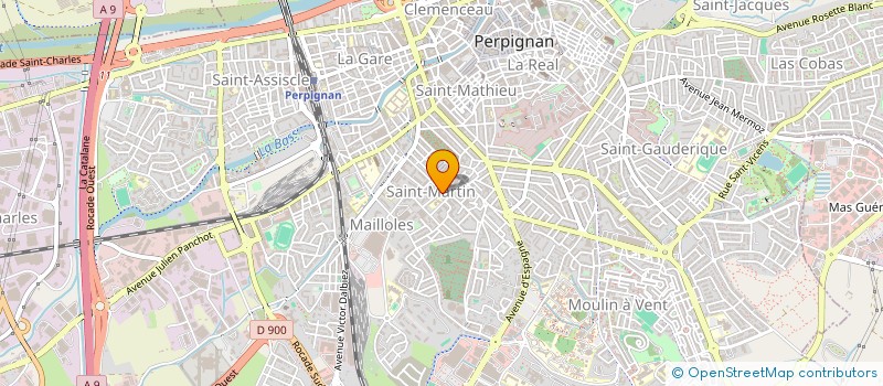 localisation de l'entreprise MONSIEUR MOHAMMED ALLOUCH à PERPIGNAN
