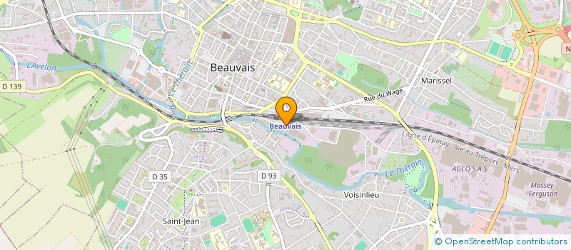 localisation de l'entreprise MONSIEUR MOHAMMED ALLOUCHE  BEAUVAIS