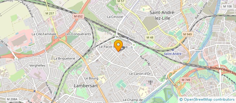 localisation de l'entreprise MONSIEUR MOHAMMED ALOUACHE à LAMBERSART