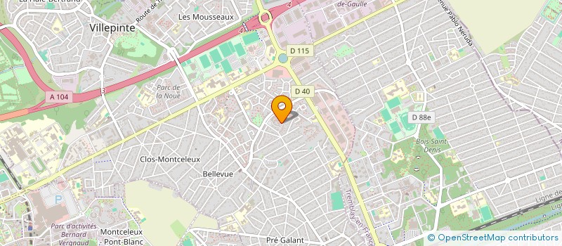 localisation de l'entreprise MONSIEUR MOHAMMED AMAR BENSABER à VILLEPINTE