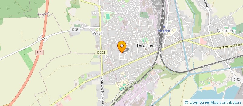 localisation de l'entreprise MONSIEUR MOHAMMED AMARATE  TERGNIER