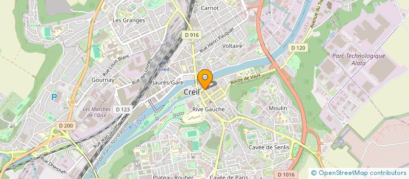 localisation de l'entreprise MONSIEUR MOHAMMED AMIN BENKHELIFA à CREIL