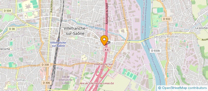 localisation de l'entreprise MONSIEUR MOHAMMED-AMIN HADJOUDJ  VILLEFRANCHE-SUR-SAONE