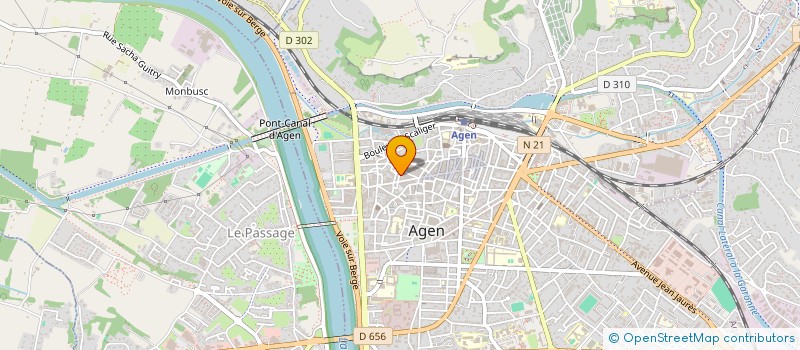 localisation de l'entreprise MONSIEUR MOHAMMED-AMIN MARE  AGEN