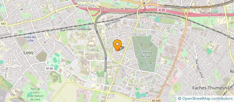 localisation de l'entreprise MONSIEUR MOHAMMED-AMIN RANEBI à LILLE