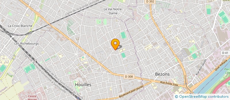 localisation de l'entreprise MONSIEUR MOHAMMED AMINCHAR  HOUILLES